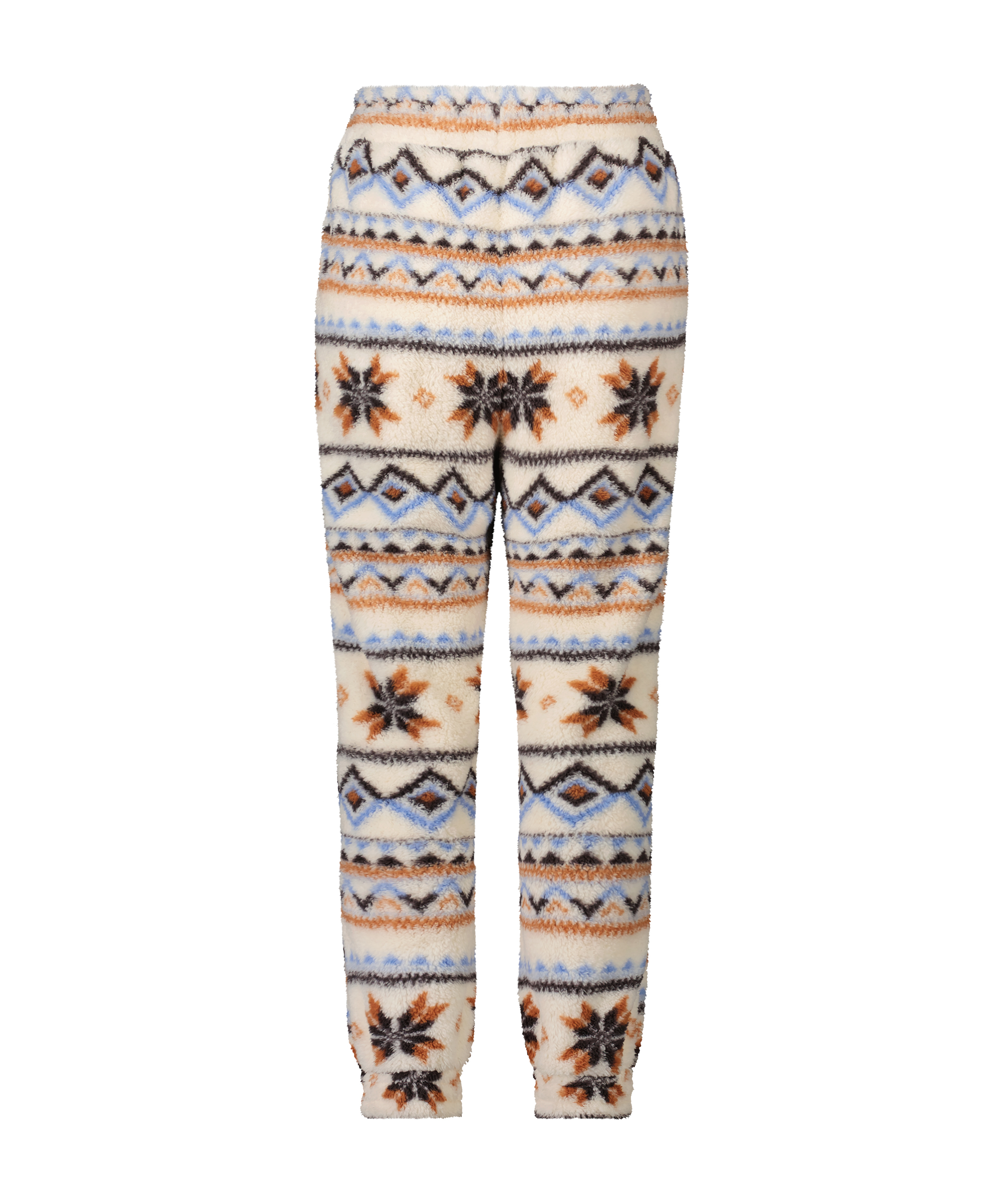 Fleece  joggebukse, Hvit, main