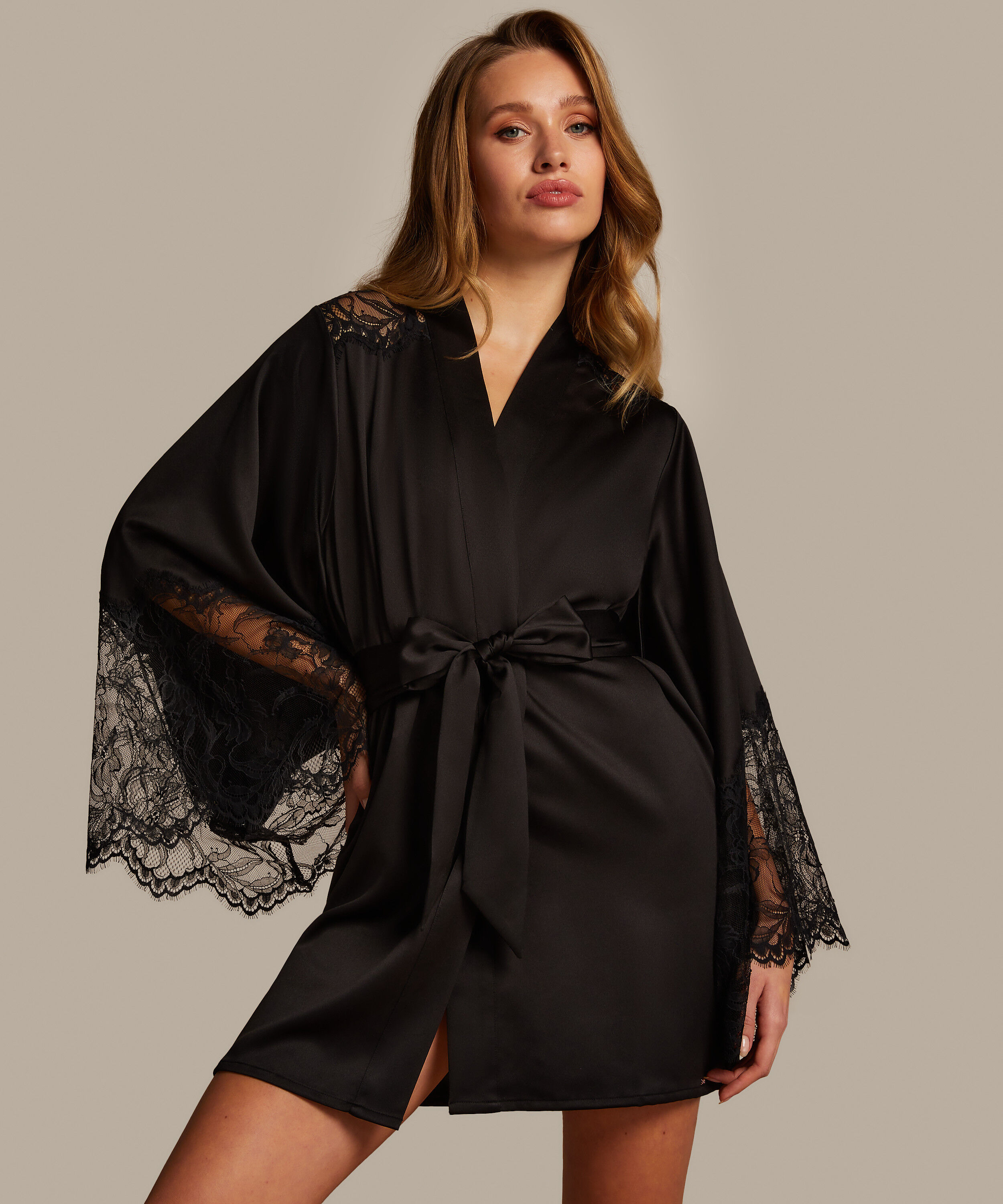 Sophia kimono, Svart