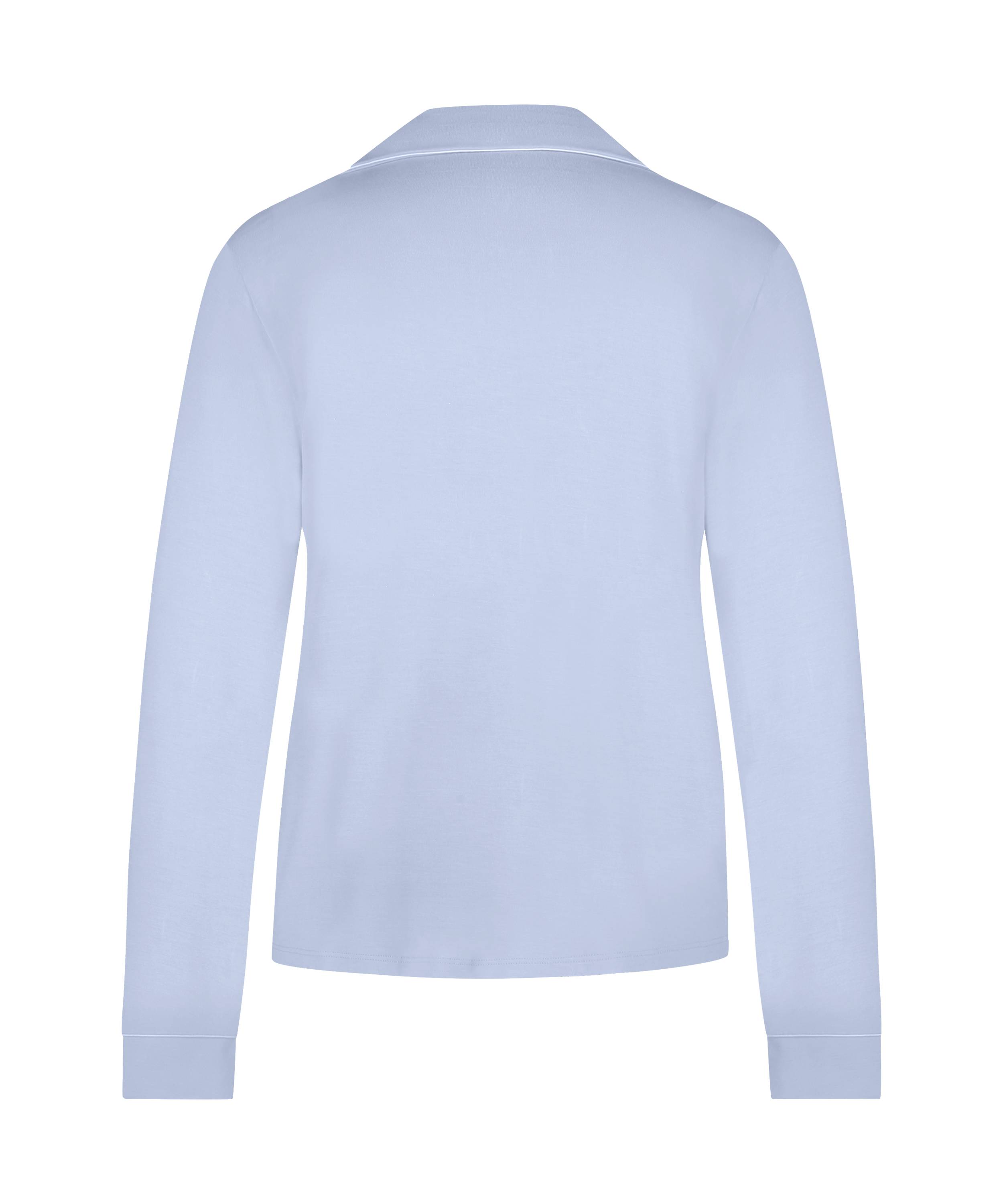Essential langermet jakke i jerseystoff, Blå, main