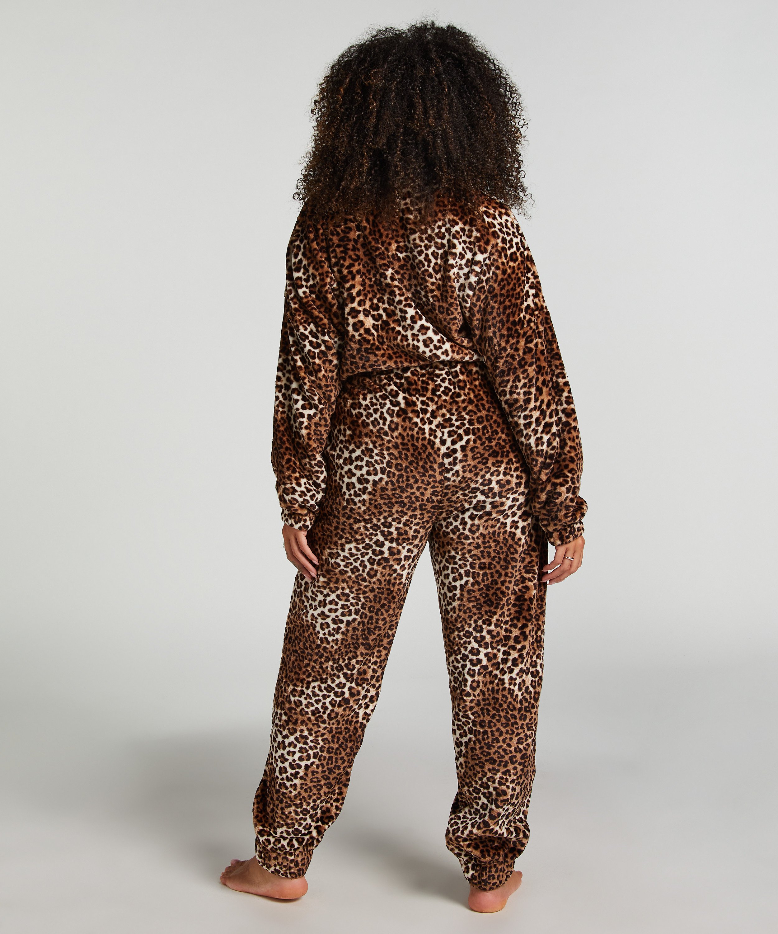 Onesie flanellfleece, Beige, main