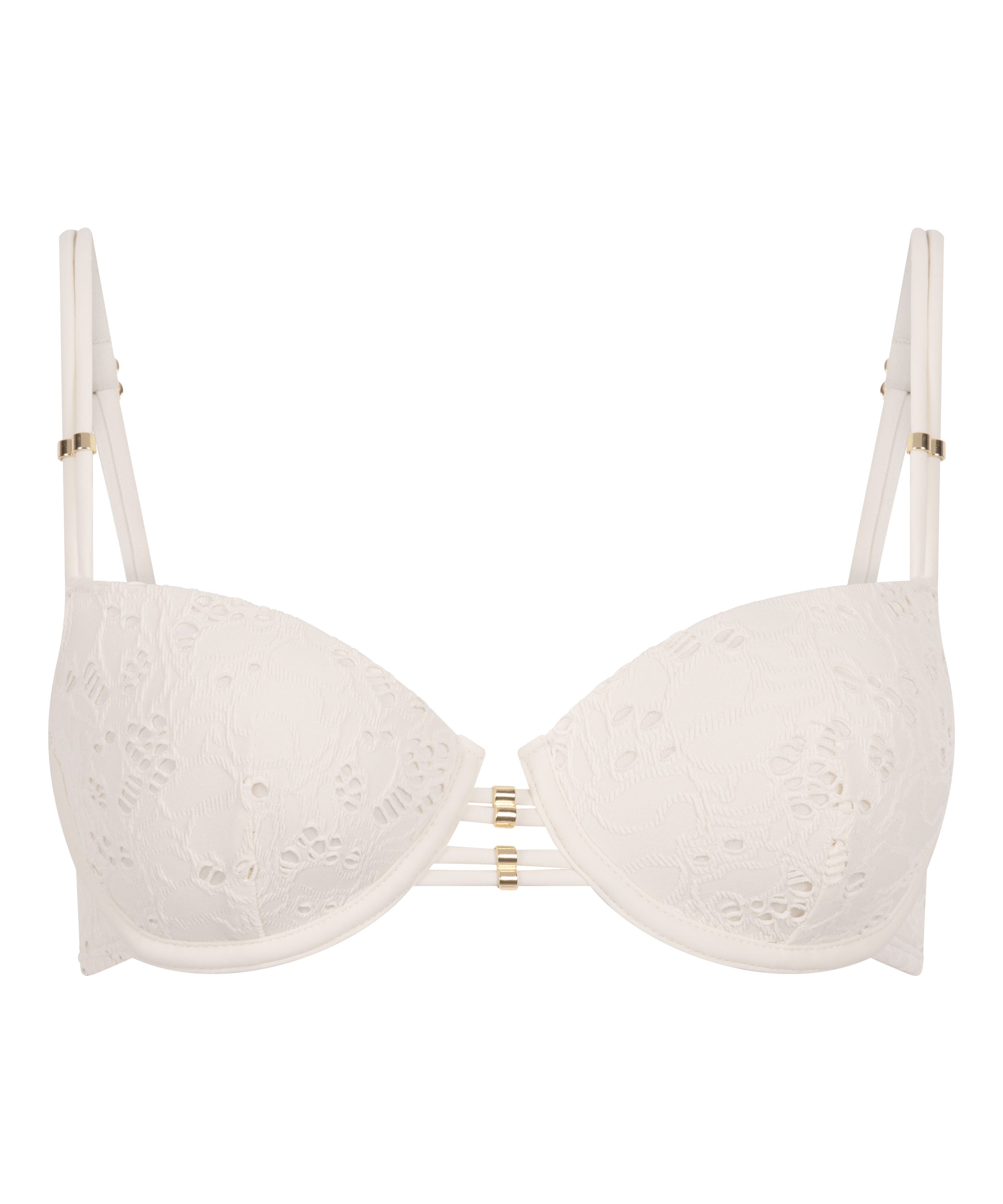 Crochet Bikini Top, Hvit, main