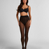 Panty 30DEN-trykk, Svart