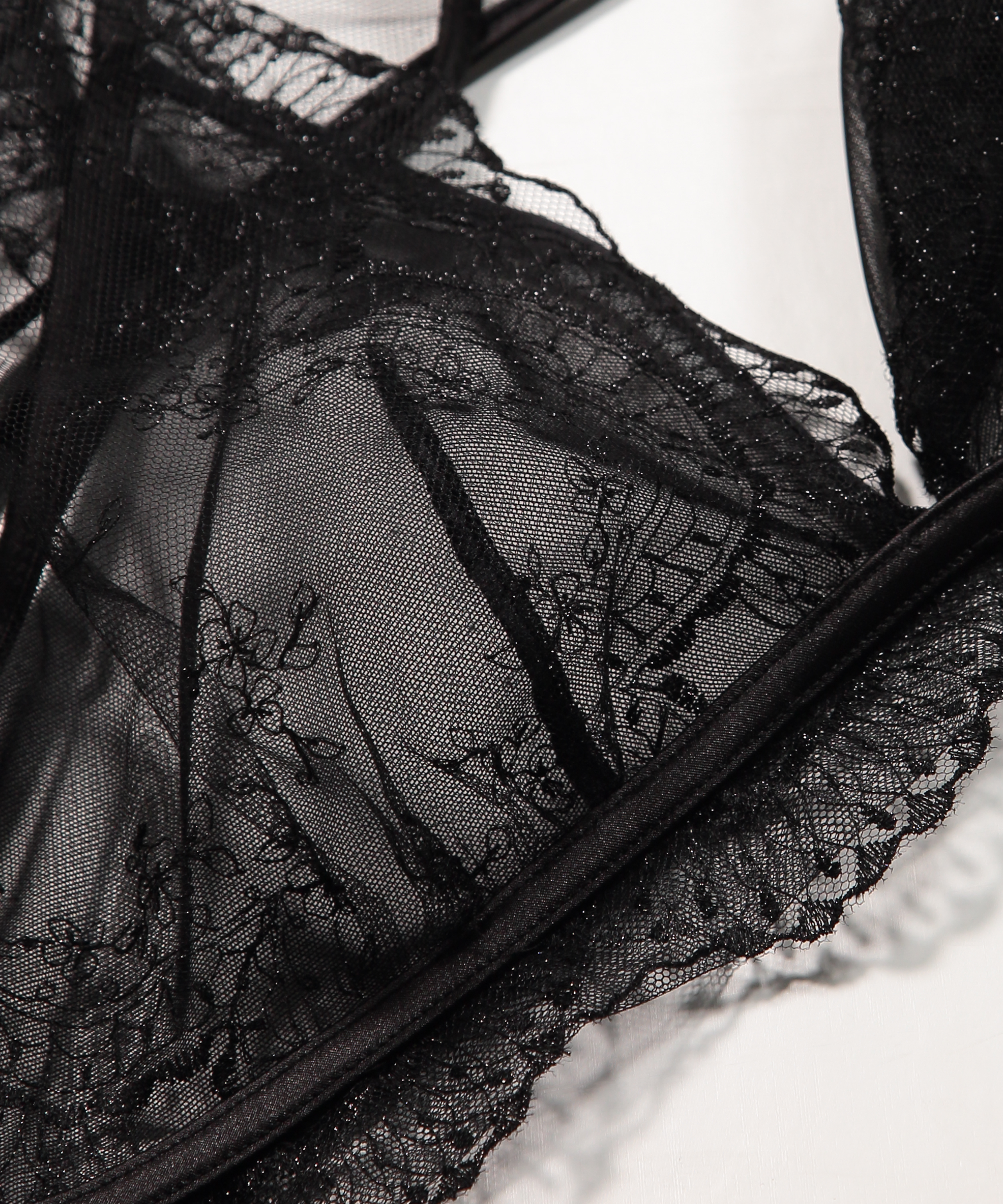 Bralette Akira, Svart, main