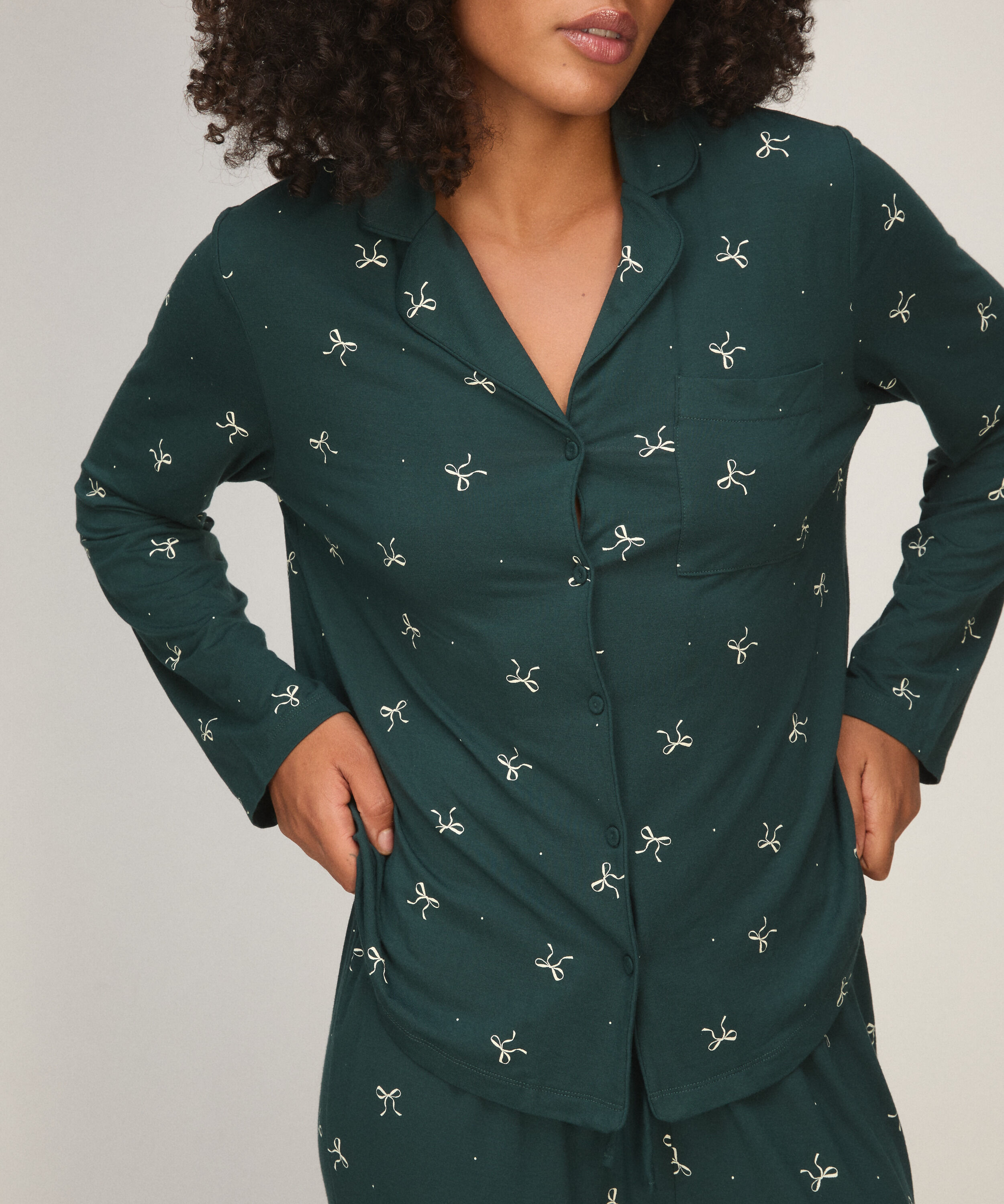 Jakke med Lange Ermer Jersey Essential, Grønn
