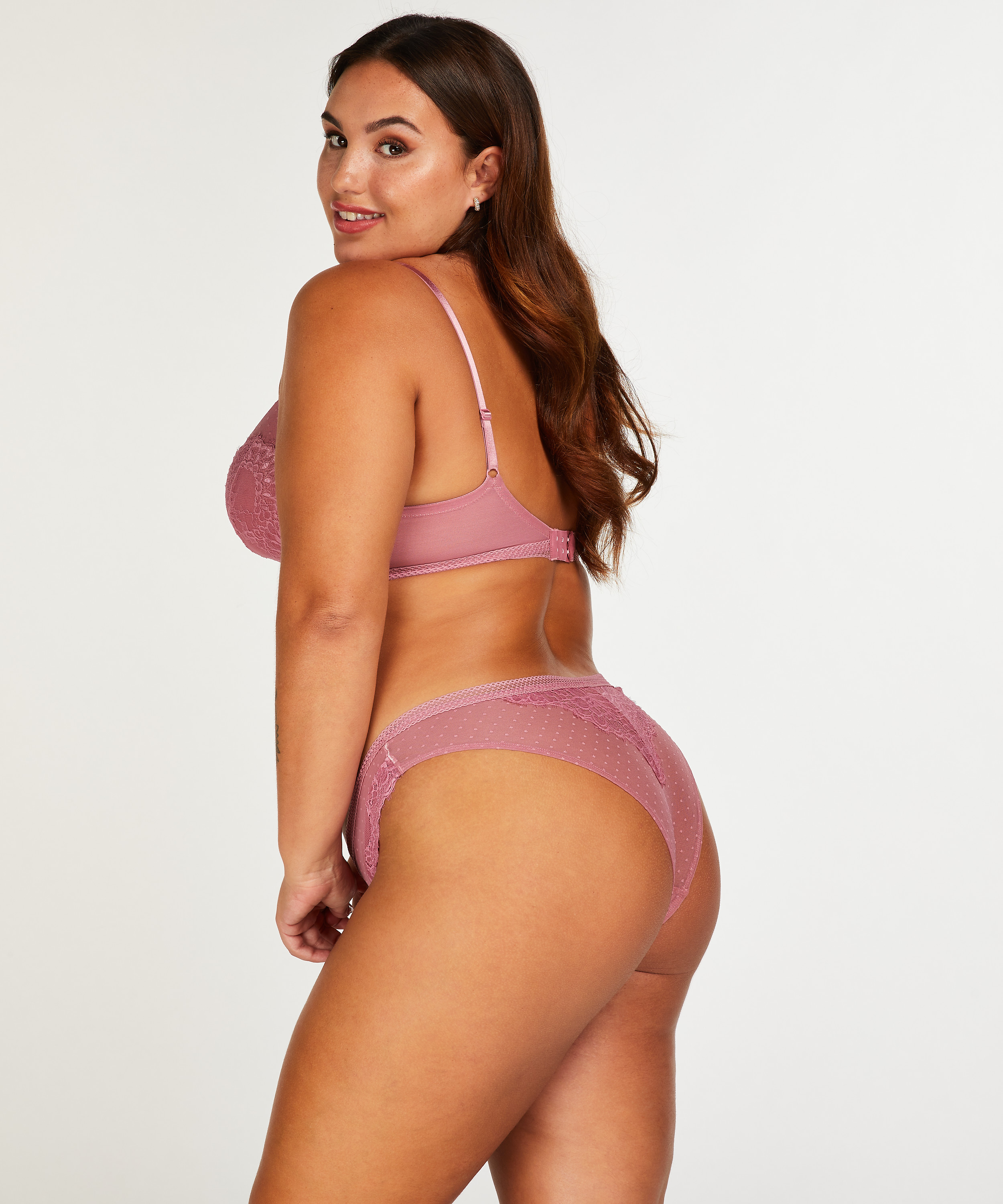 Bessie polstret spileløs BH Pink Ribbon, Rosa, main