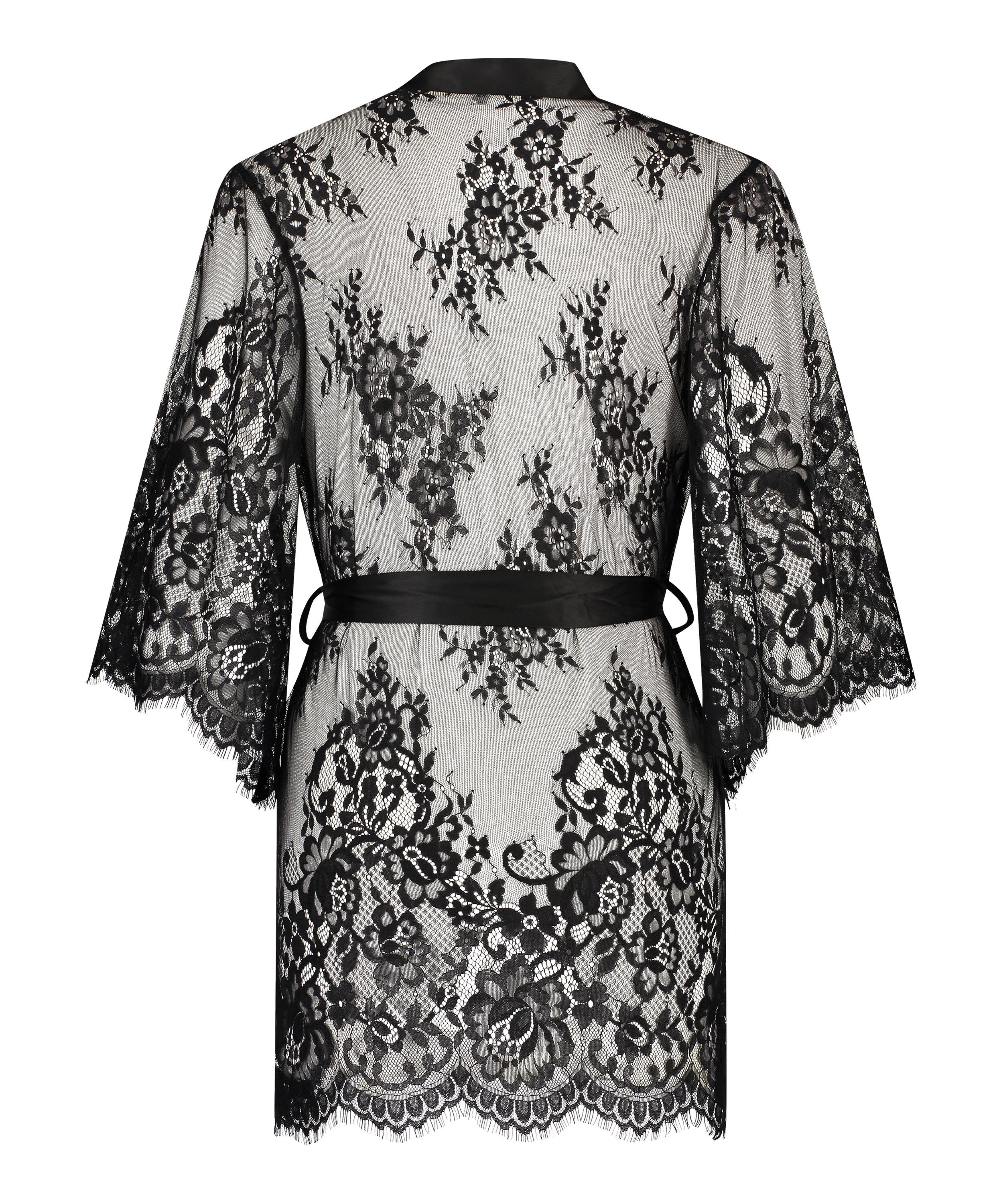 Kimono Lace Isabelle, Svart, main