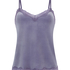 Cami-topp Velours Lace, Lilla