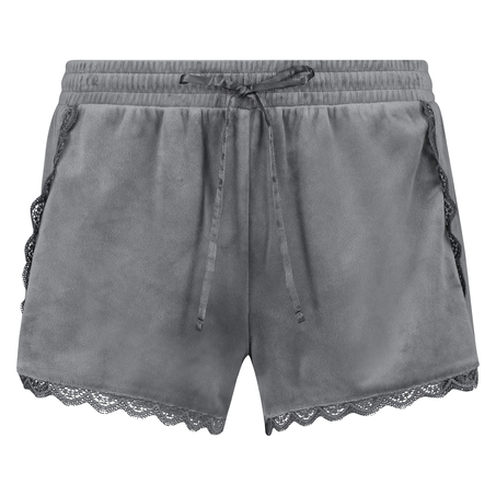 Velvet lace shorts, Gr&aring;