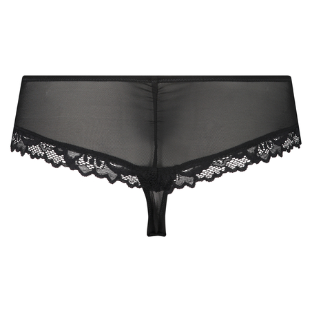 Yvonne hipster-string, Svart