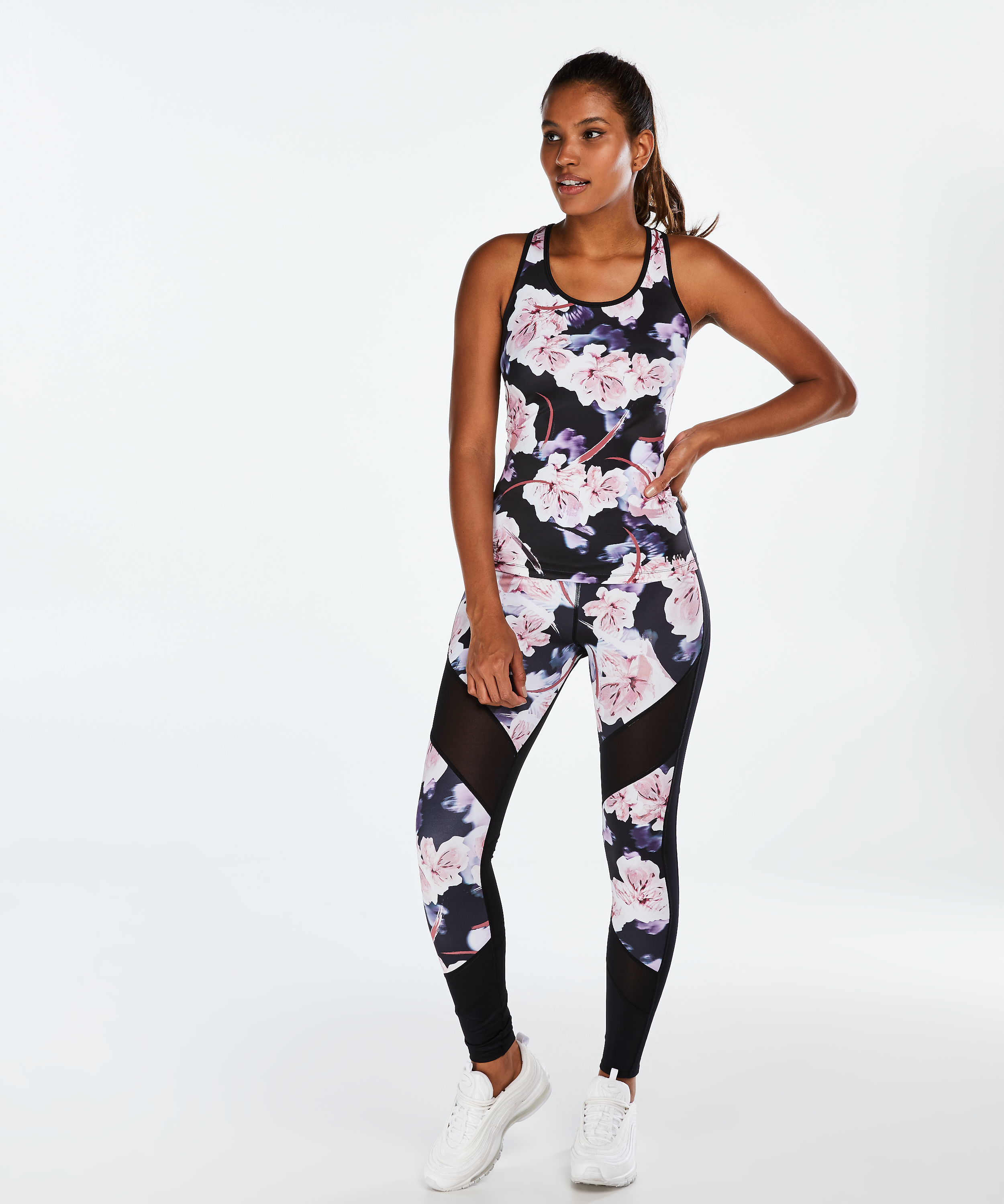 HKMX Sport slim fit tanktopp, Svart, main