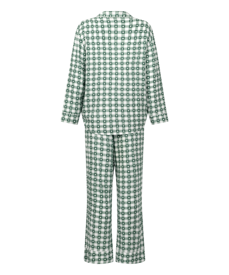 Pyjamassett twill, Gr&oslash;nn
