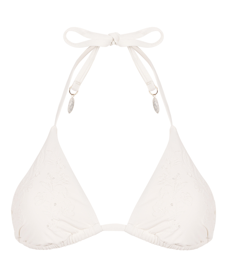 Giselle Triangle bikinitopp, Hvit