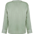 Langermet jakke i sateng Ayla, Grønn