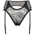 Brasiliansk truse med h&oslash;y skj&aelig;ring Amy, Svart