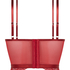 Coco Longline polstret pushup-BH med spiler, Rød