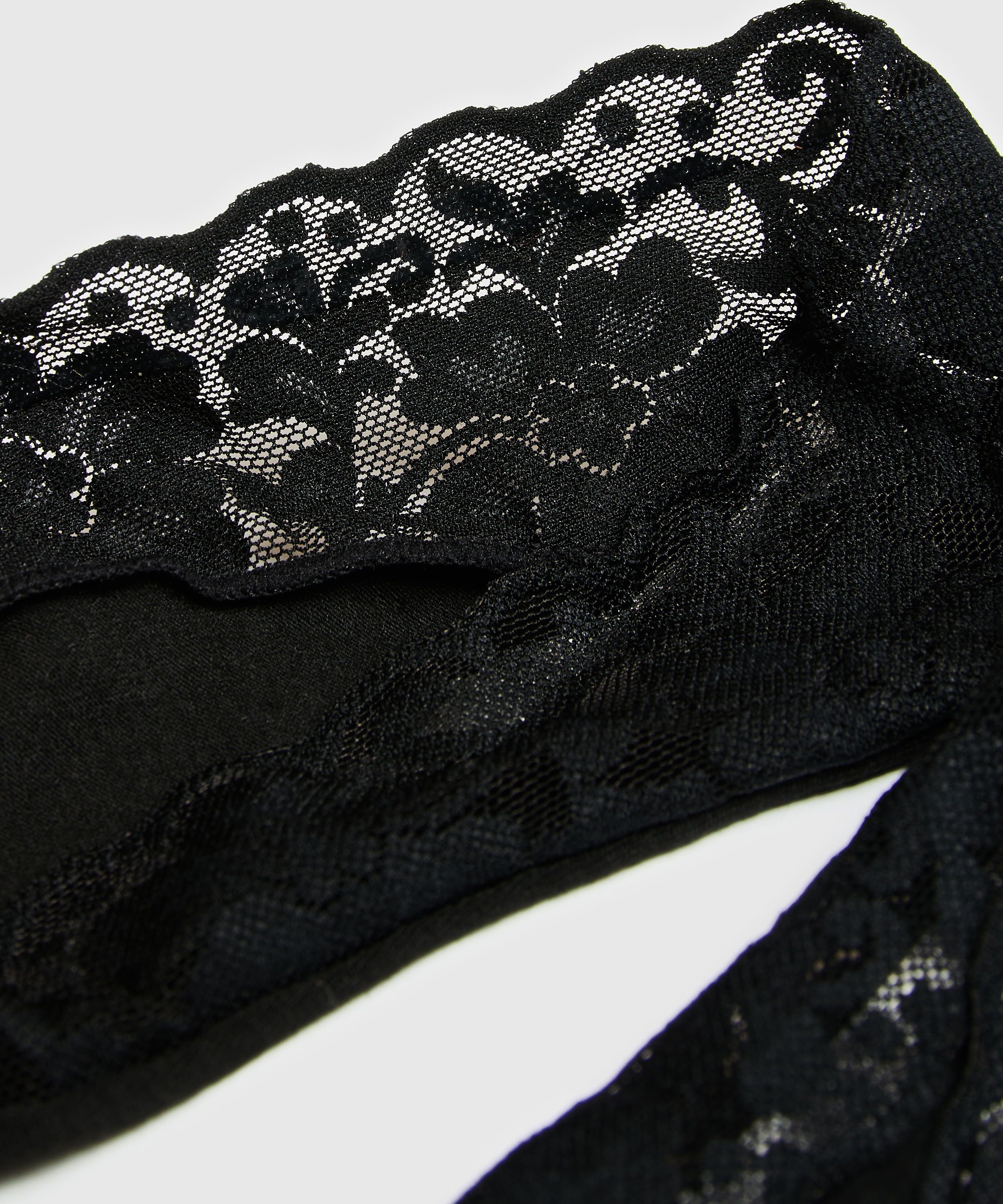 Laserskjrte footsies (2 par), Svart, main