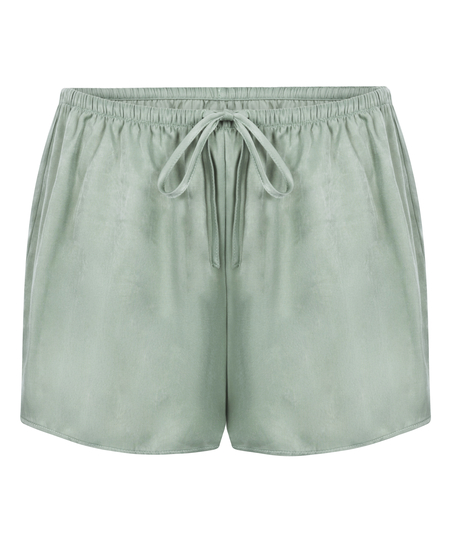 Satin Shorts Ayla, Grønn
