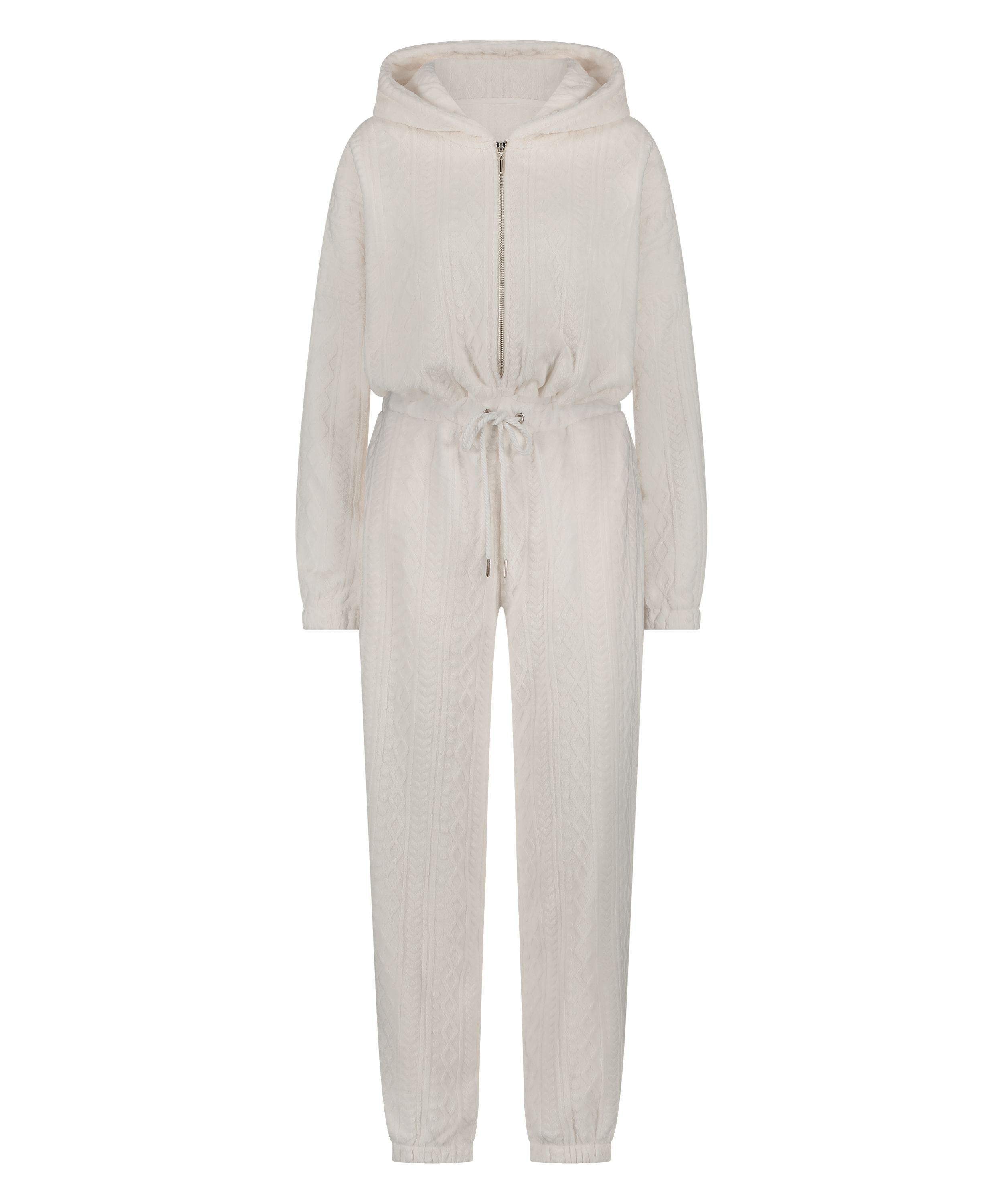 Onesie Fleece, Hvit, main