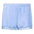 Shorts i blondevelur, Blå