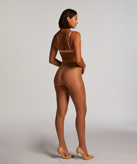 Tights 15 denier med raknings-motstand, Beige
