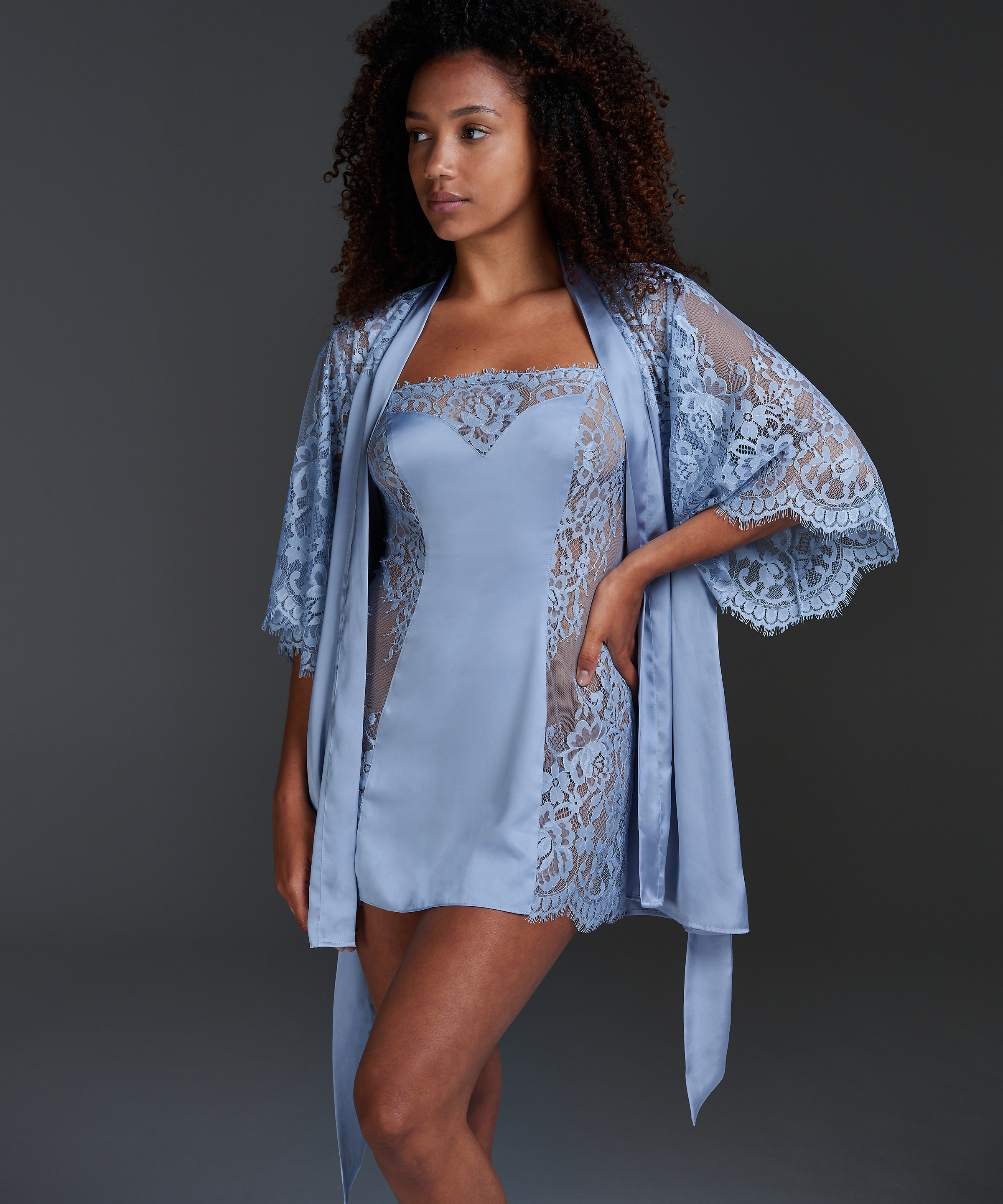 Jennifer slipkjole, Blå, main