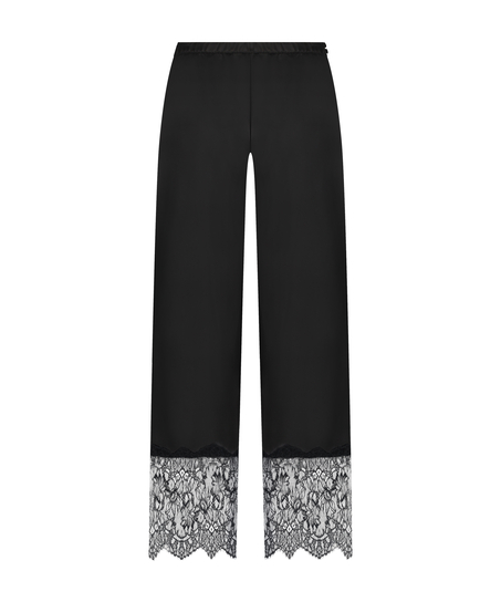 Blondebukser med brede ben Sophia, Svart