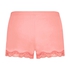 Velvet lace shorts, Rosa