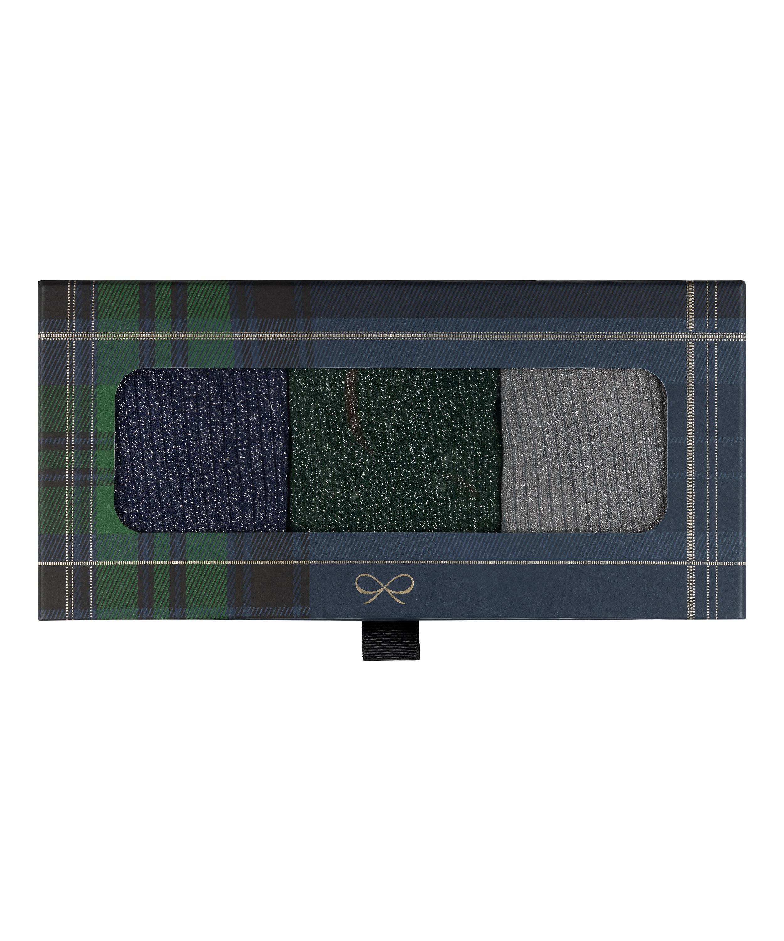 3 par sokker Giftpack, Bl&aring;, main