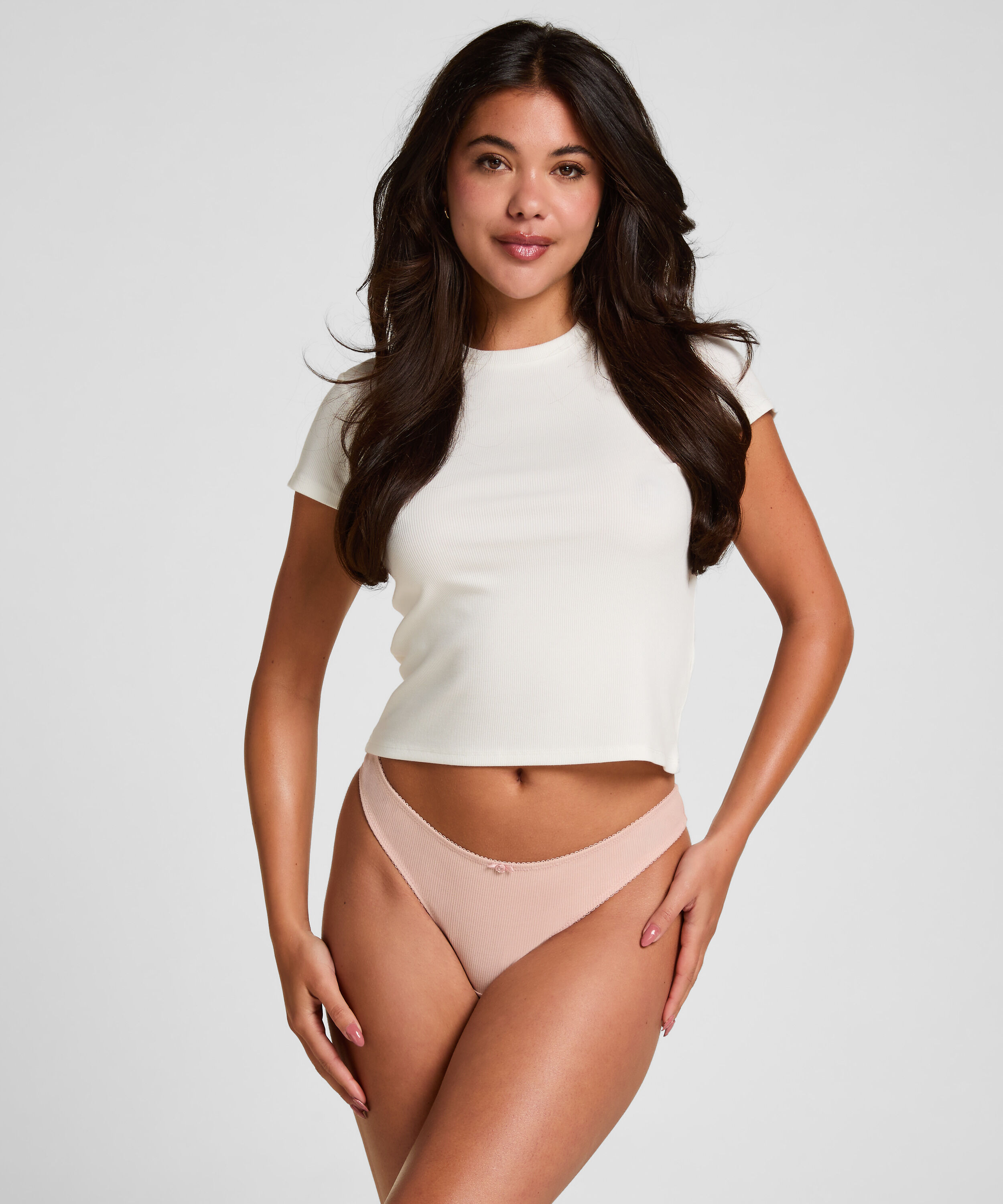 Renee G-streng Bomull  , Rosa