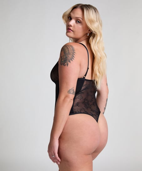Lace Body, Svart