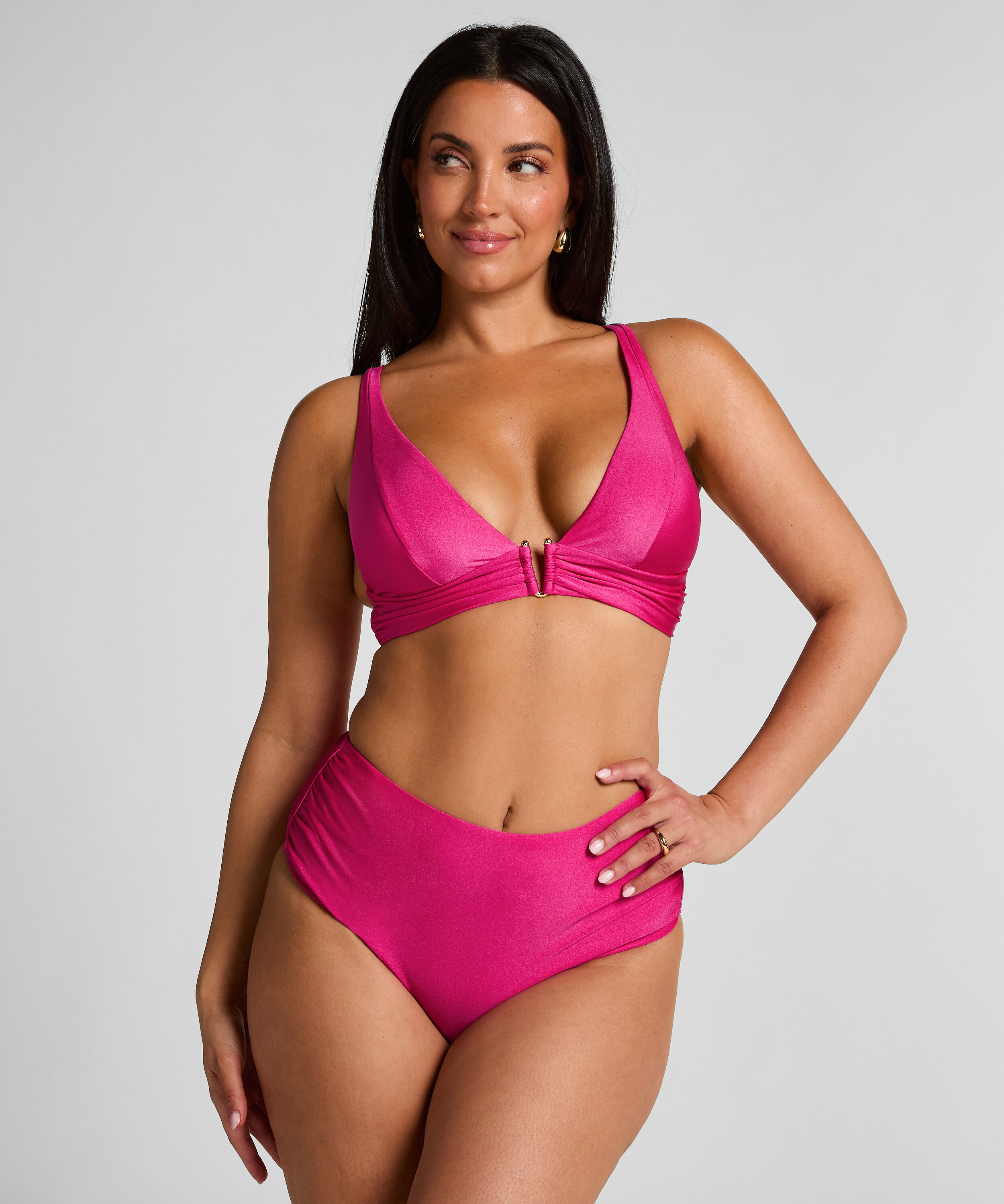 Luna triangle bikinitopp, Rosa