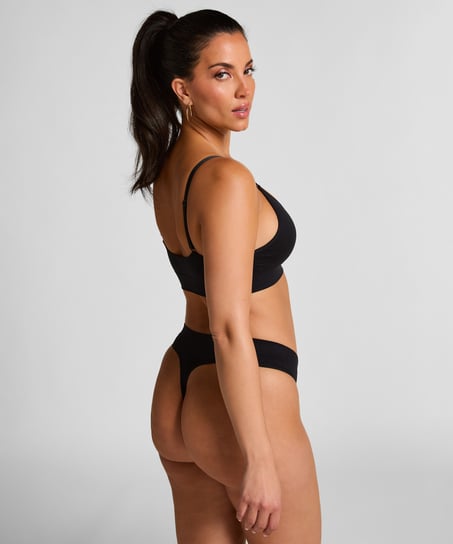 Dide Triangel-bralette, Svart