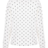 Pyjama Top Loose Pointelle, Hvit
