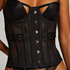Pleasure bustier, Svart