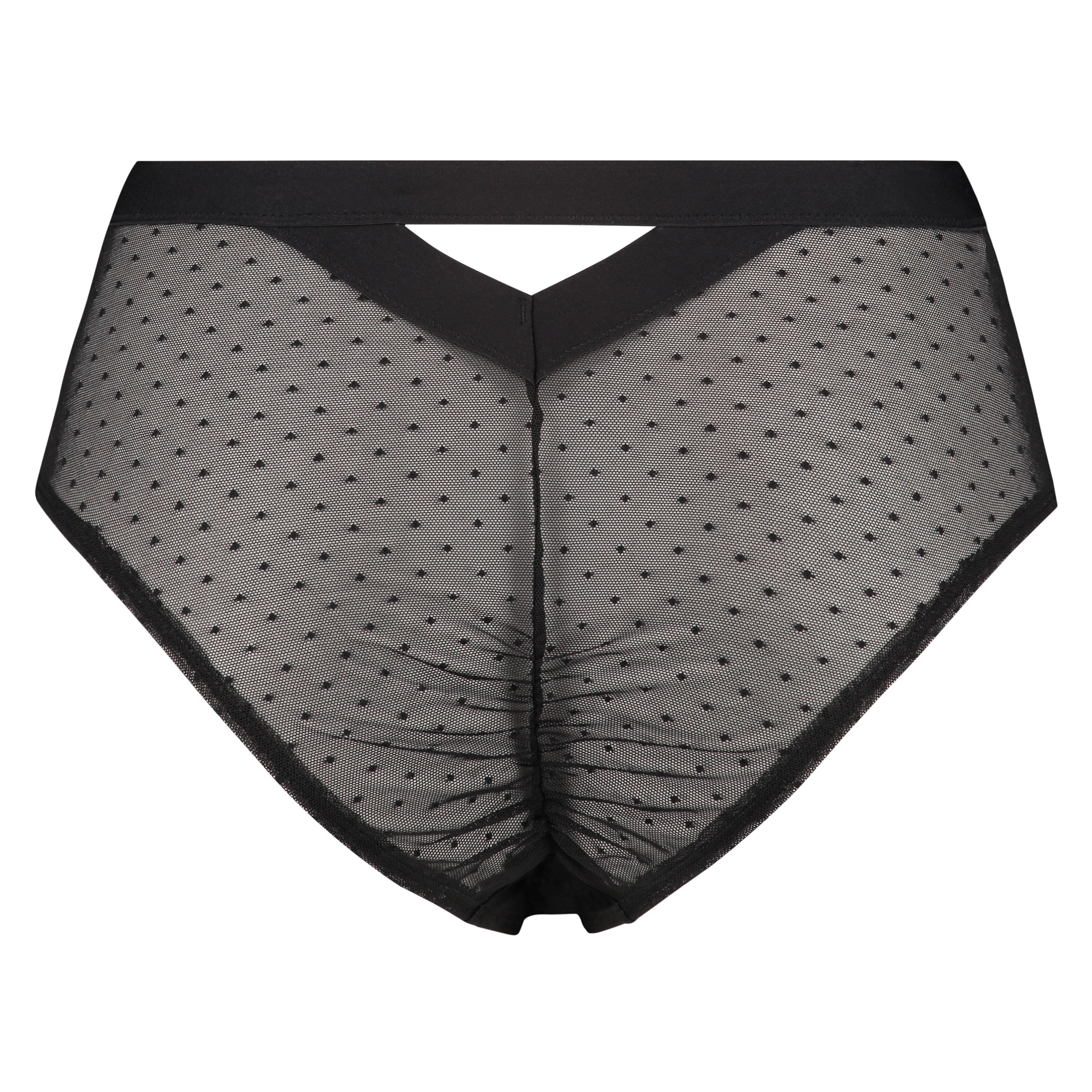 Amelia h&oslash;y brasiliansk truse, Svart, main