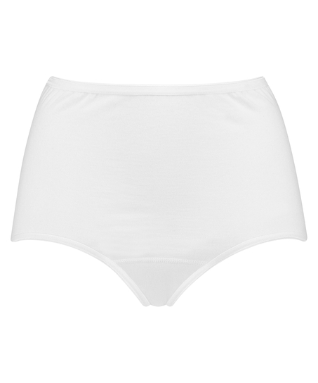 Maxi supersliptruse i bomull, Hvit