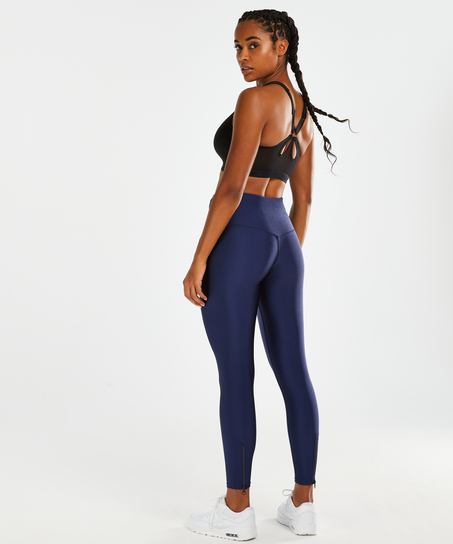 HKMX Shine High Waisted treningstights, Bl&aring;