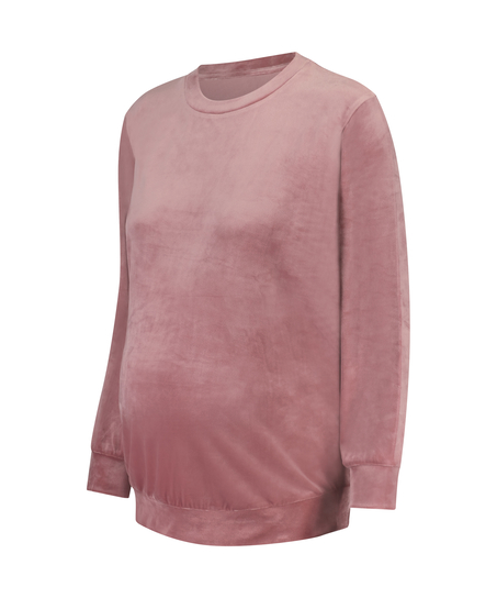 Amme-topp Velours, Rosa