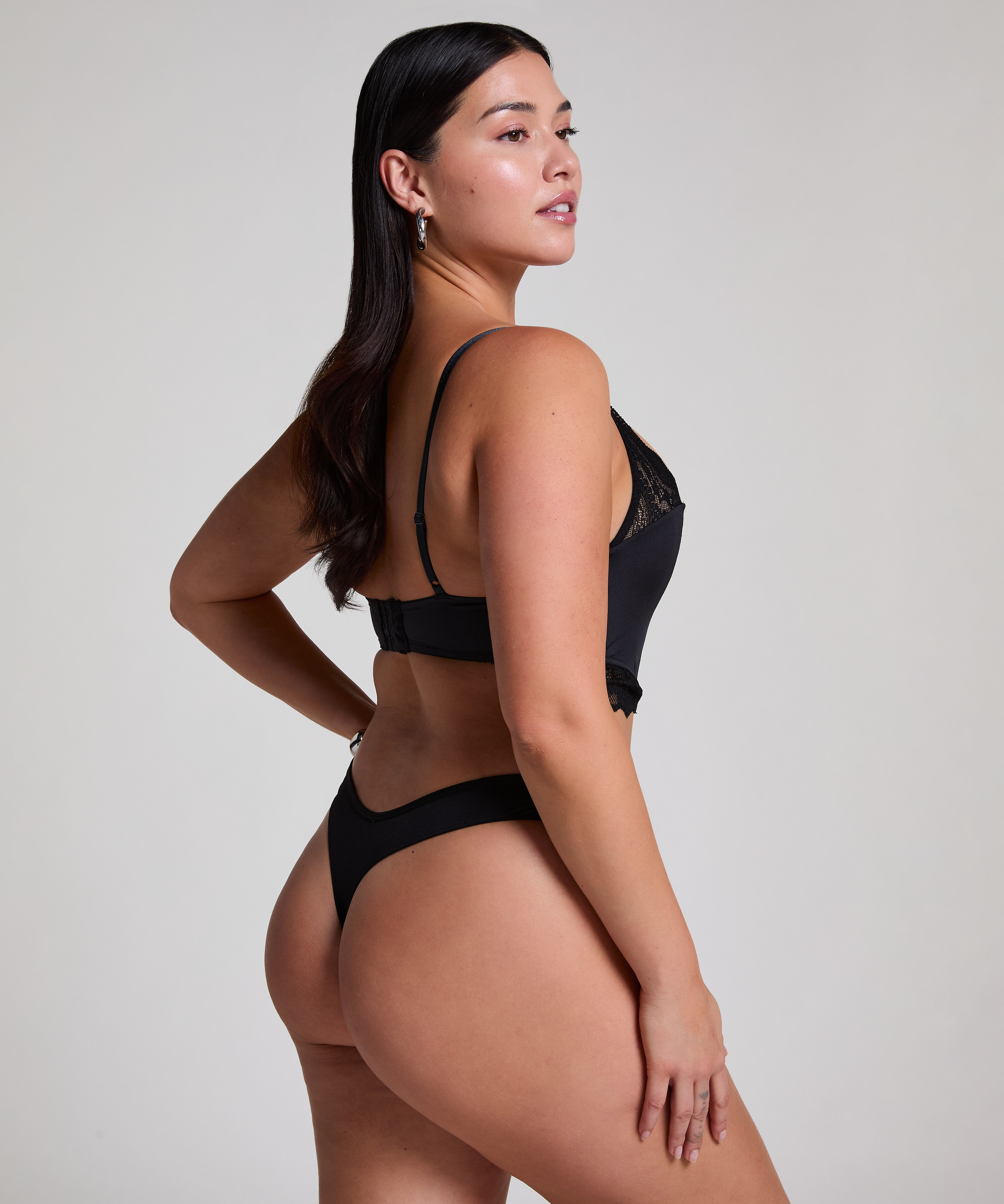 Bronte Bralette, Svart, main