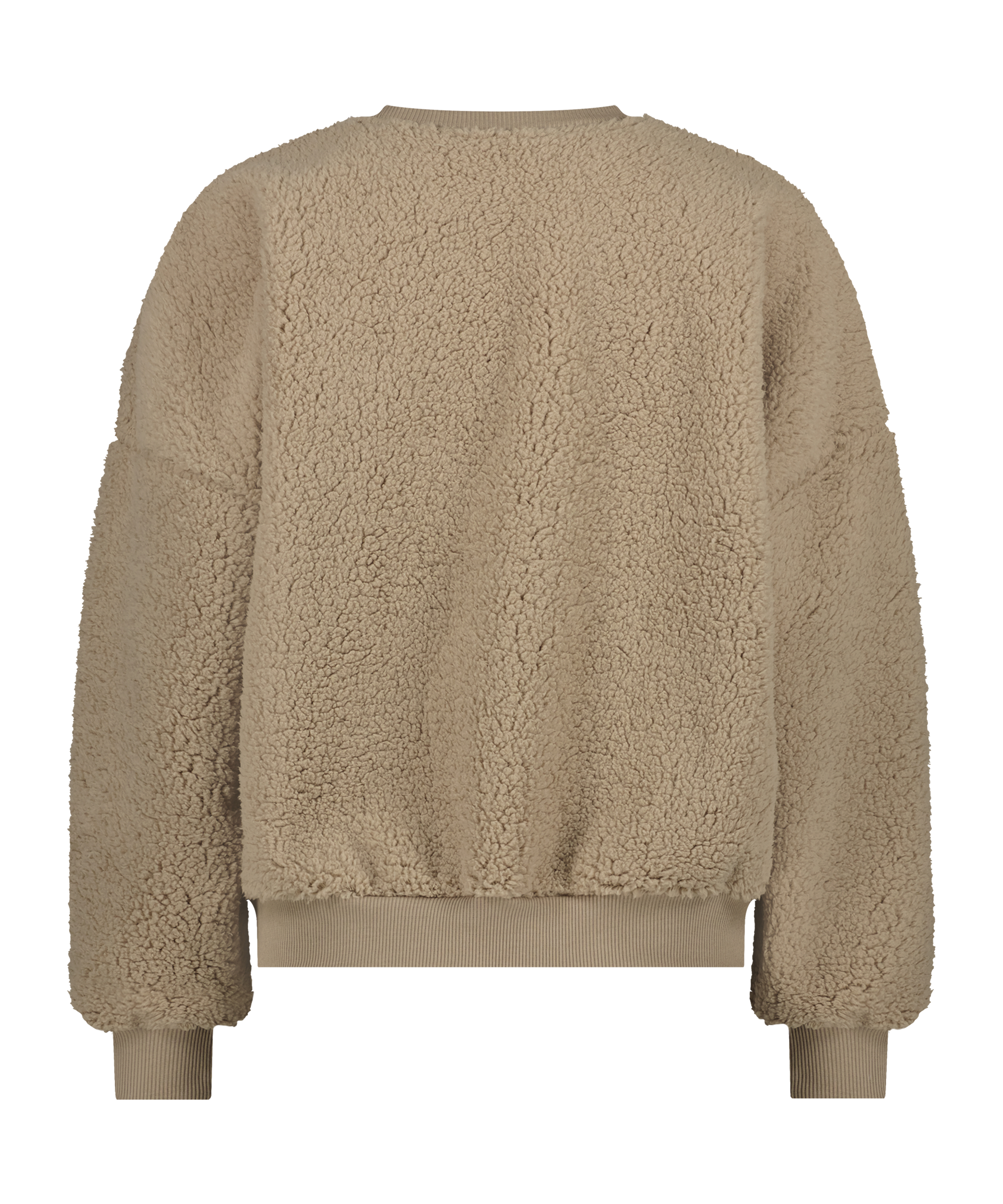 Topp Teddy fleece, Brun, main