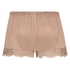 Scallop Lace silk pyjama shorts, Rosa