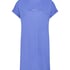 Nattskjorte med rund hals, Blå