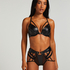 Faye high leg brasiliansk truse, Svart