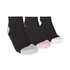 3-Pack Cotton Trainer Liners, Svart