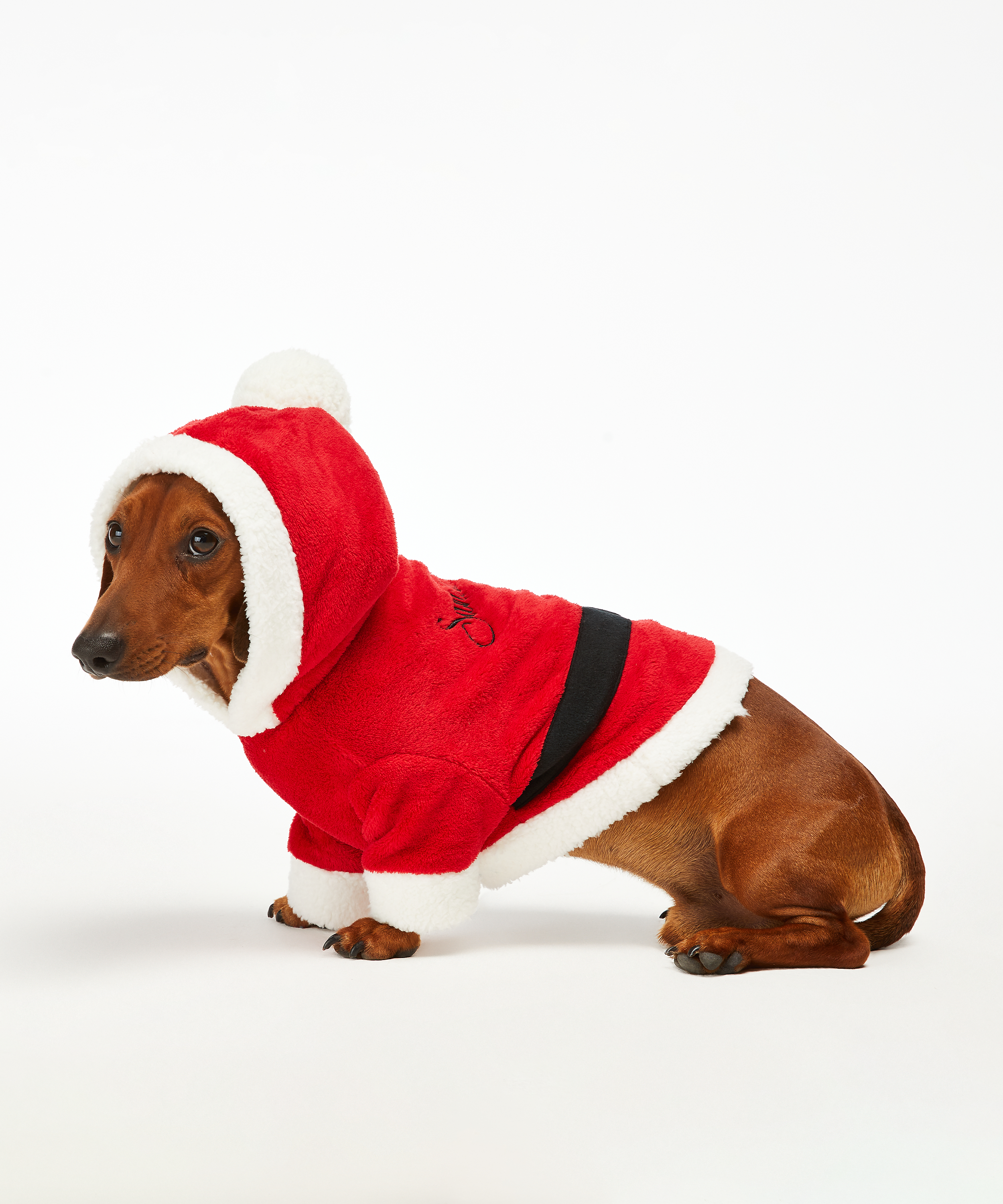 Fleece hunde-onesie, Rød, main