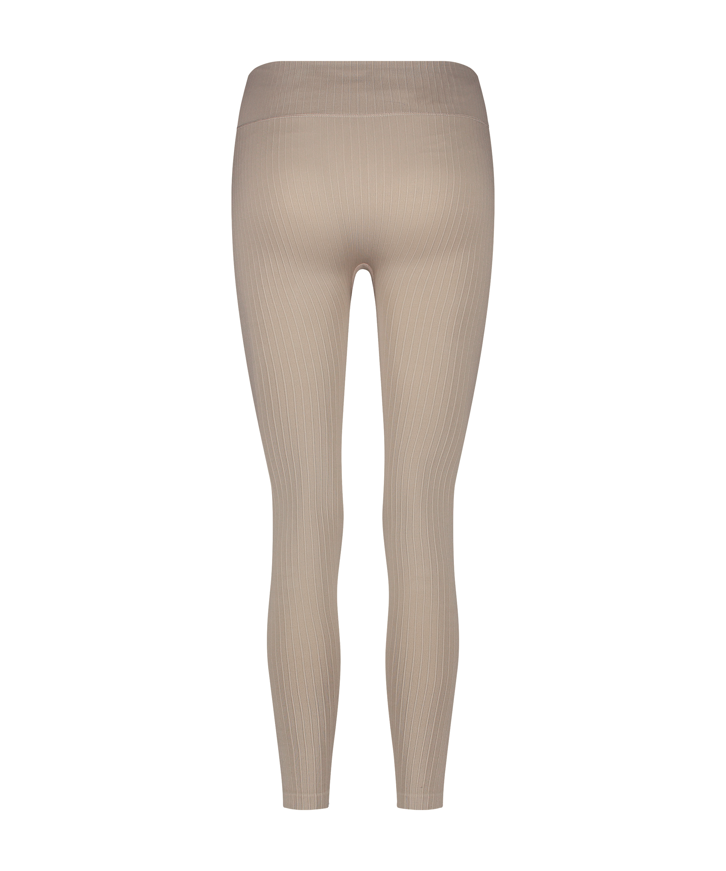 HKMX High waisted sømløs treningstights, Beige, main