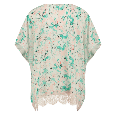 Kimono Macy lace print, Bl&aring;