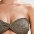 Fango bandeau bikinitopp, Brun