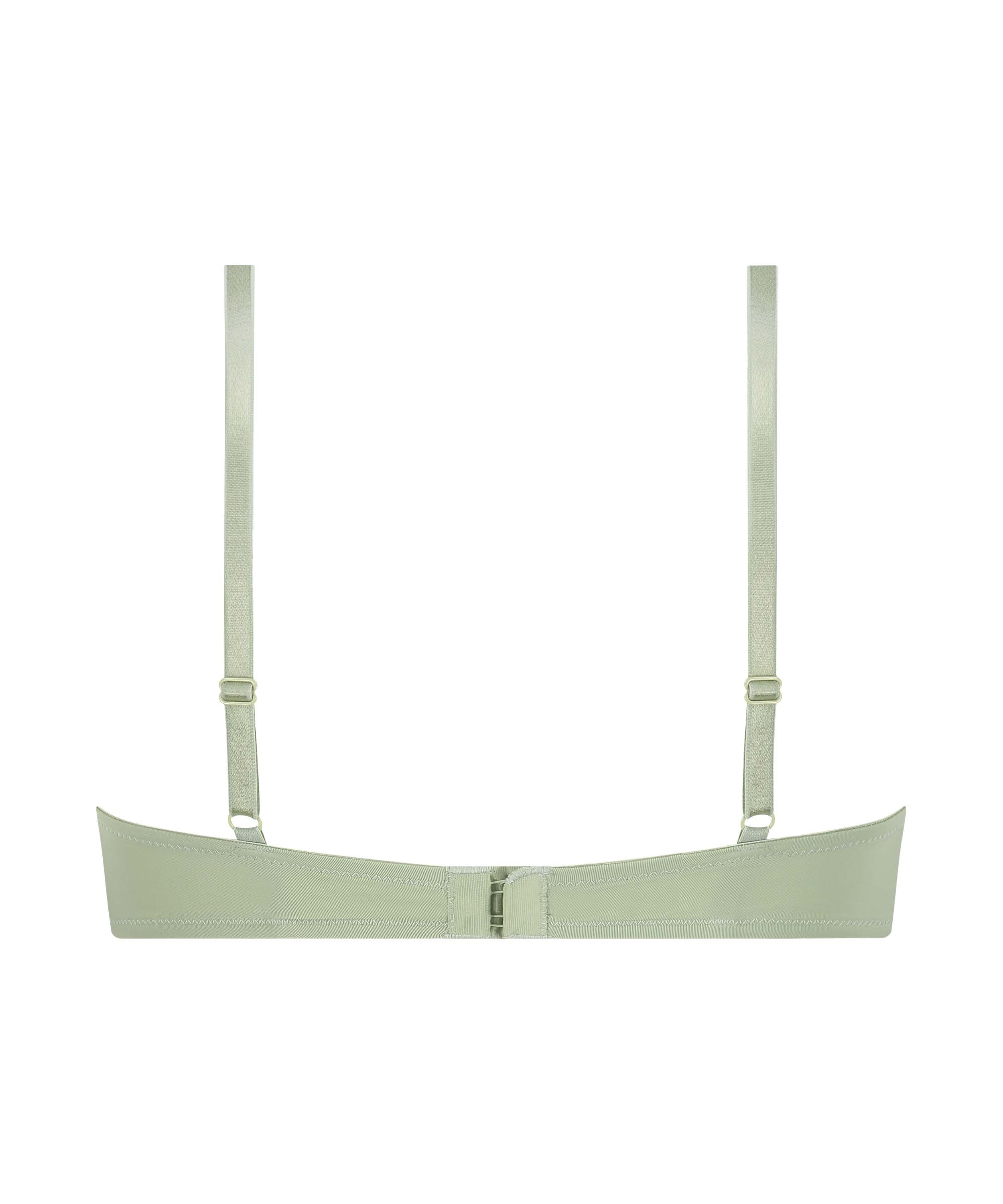 Vattert bh med b&oslash;yle Plunge, Gr&oslash;nn, main