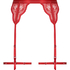 Isabelle strømpeholder, Rød
